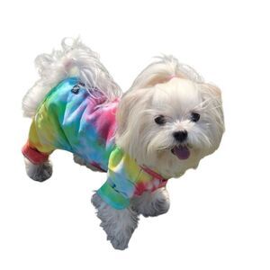 Dog Daze Tie Dye One Piece Dog Outfit XS